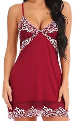 Load image into Gallery viewer, 2 Piece mini Dress Lace Lingerie with lace
