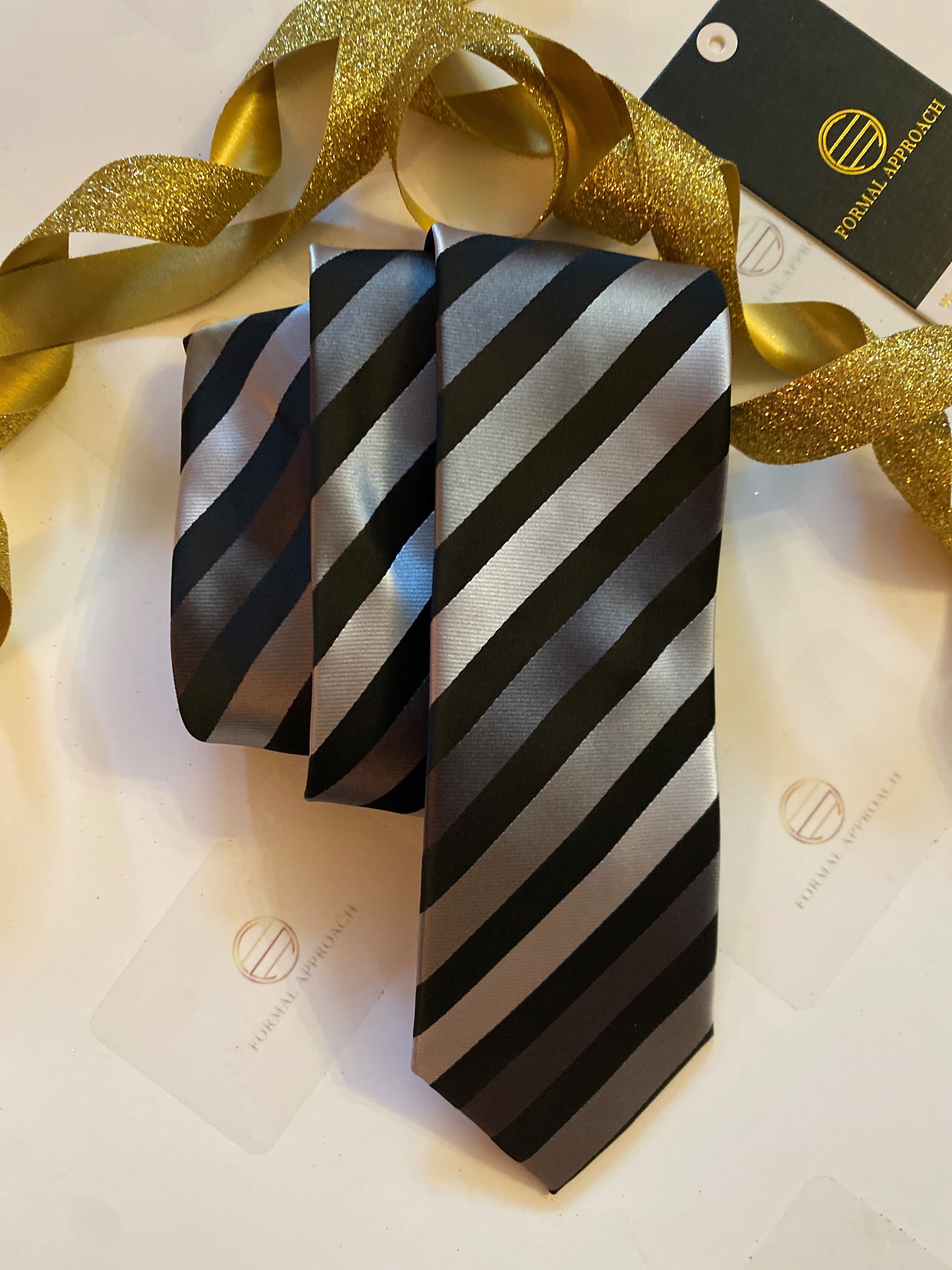 Striped Formal Tie