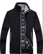 Load image into Gallery viewer, Men&#39;s Casual Slim Full Zip Knitted Cardigan Sweater with Pocket
