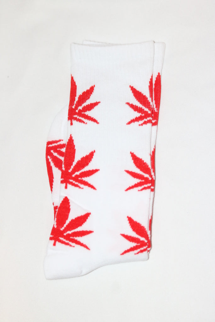 Weed Socks White