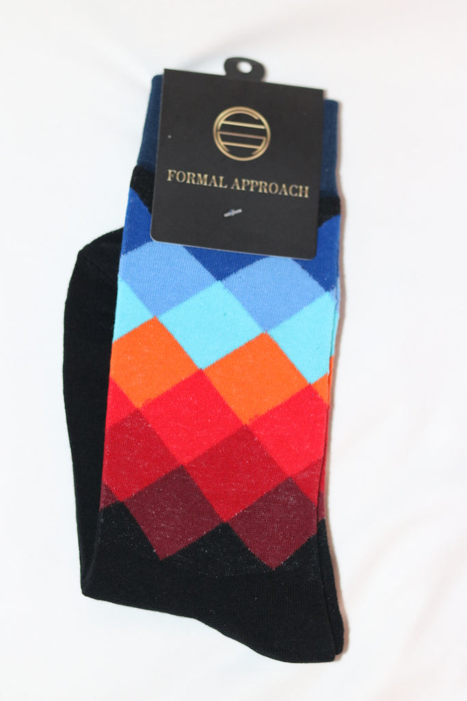 Colourful Checked Socks