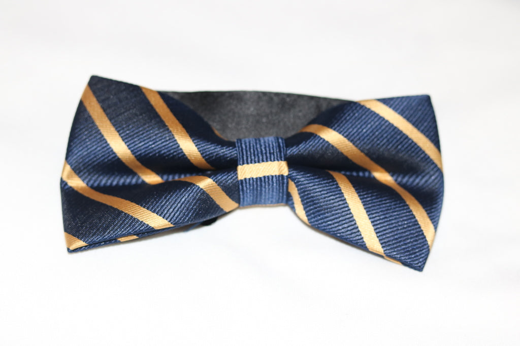 Modern Stripes Print Bow Tie