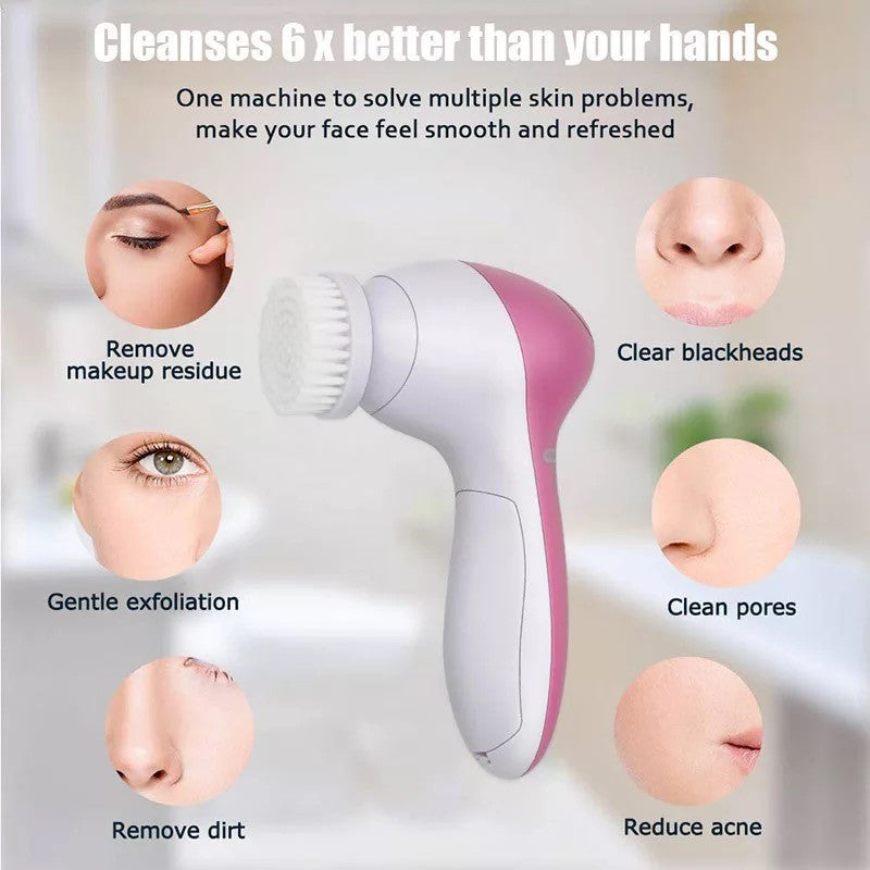 5-in-1 Facial Cleansing Massaging Set