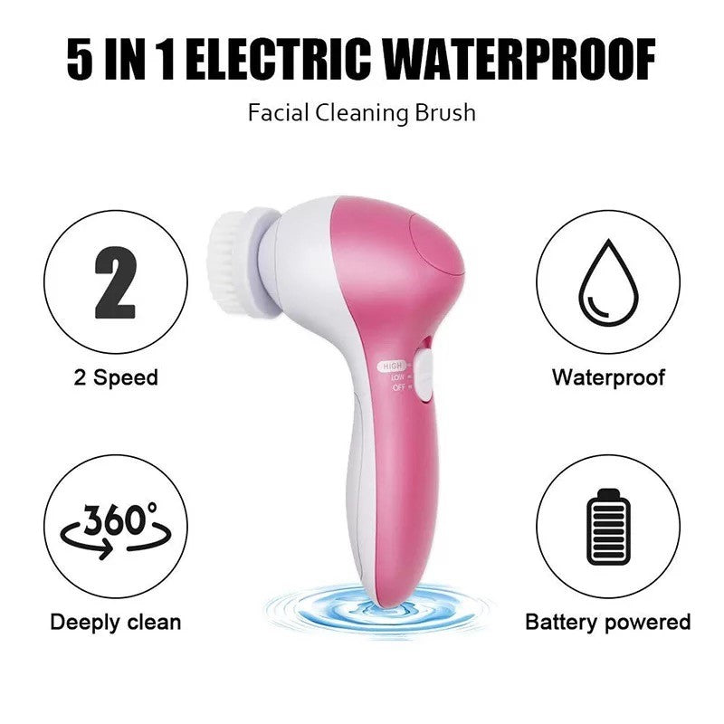 5-in-1 Facial Cleansing Massaging Set