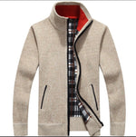 Load image into Gallery viewer, Men&#39;s Casual Slim Full Zip Knitted Cardigan Sweater with Pocket
