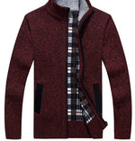 Load image into Gallery viewer, Men&#39;s Casual Slim Full Zip Knitted Cardigan Sweater with Pocket
